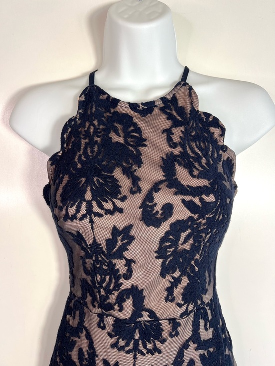 Hello Molly Bedroom Whispers Navy Blue
Lace Halter Mini Dress Size XS - Picture 4 of 12